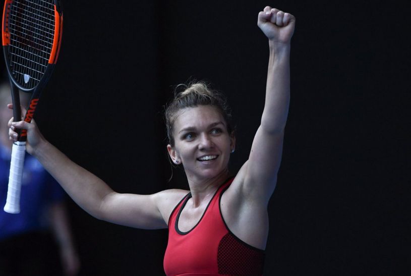 Simona Halep nominalizată cu două reușite superbe pentru lovitura anului