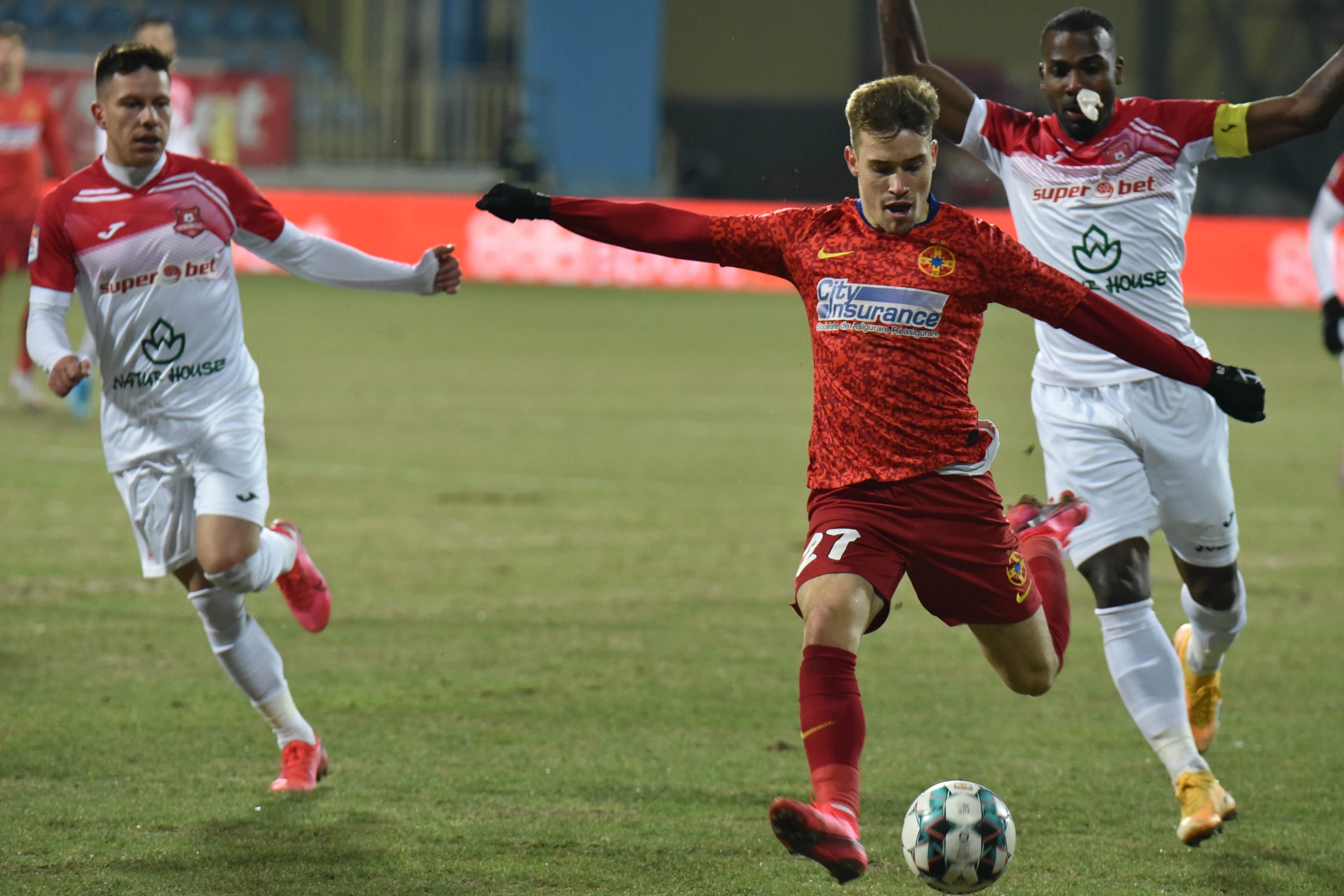 Darius Olaru, gol superb în FCSB - FC Hermannstadt