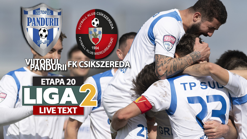 The Future Of Pandurii Fk Csikszereda Is Played Now The Gorj Team Can Be The First Mathematically Qualified In The Playoffs