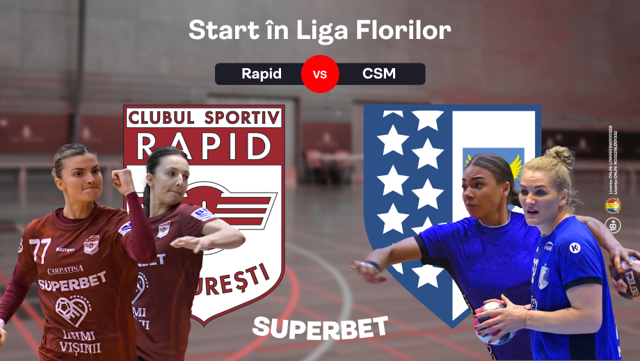 ADVERTORIAL Derbi în debutul Ligii Florilor Rapid și CSM București