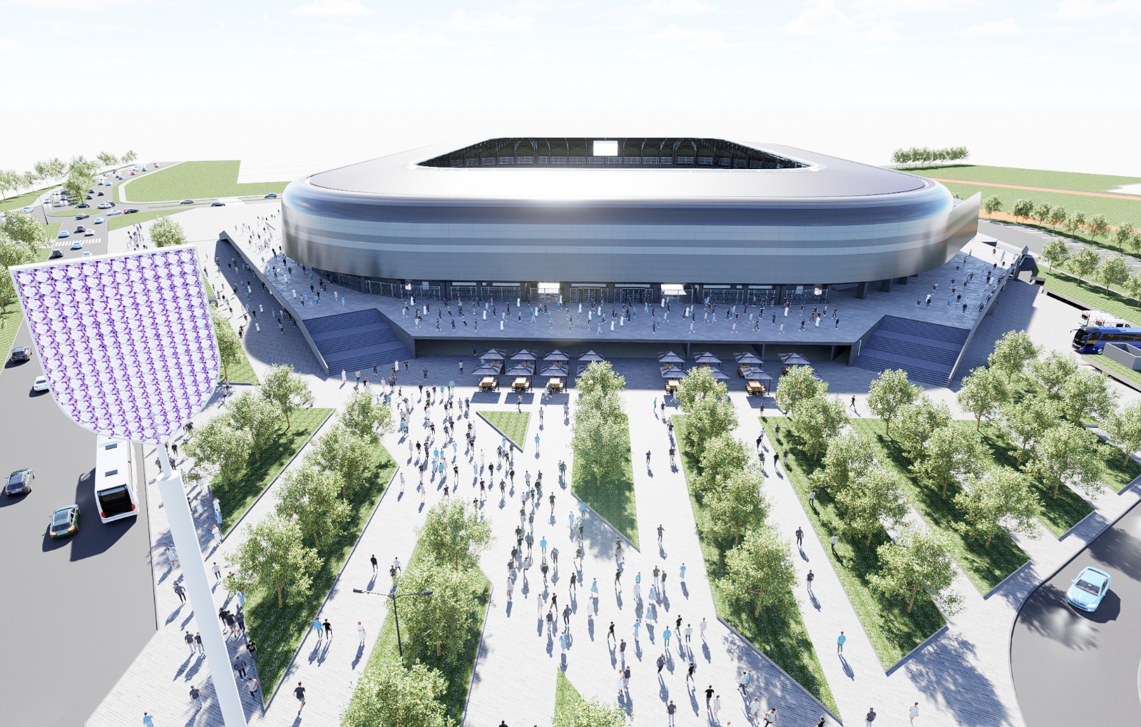 Proiect ambiţios în fotbalul românesc! Stadion nou şi bază cum