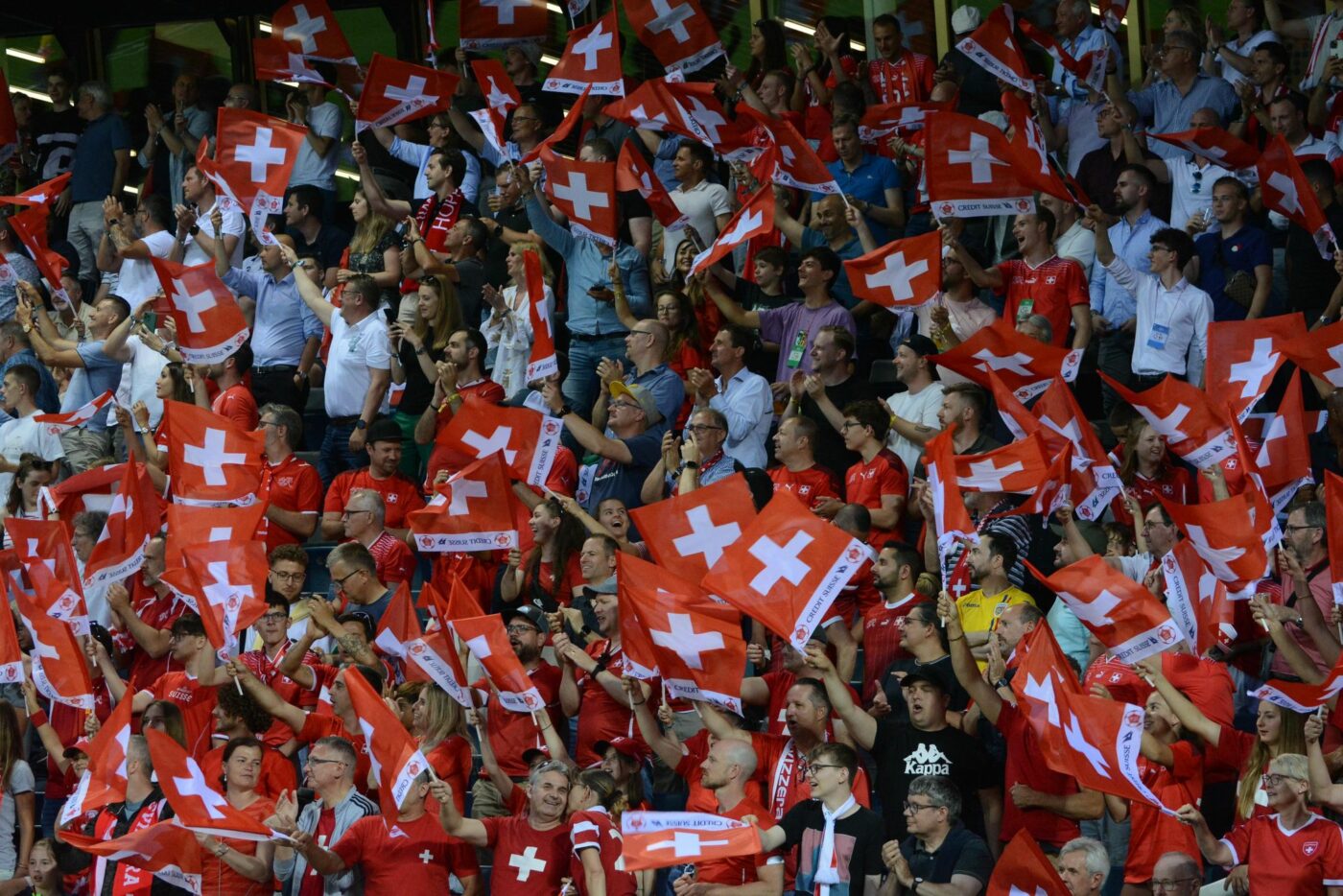 Elveția o conduce pe România cu 2-0 la pauză