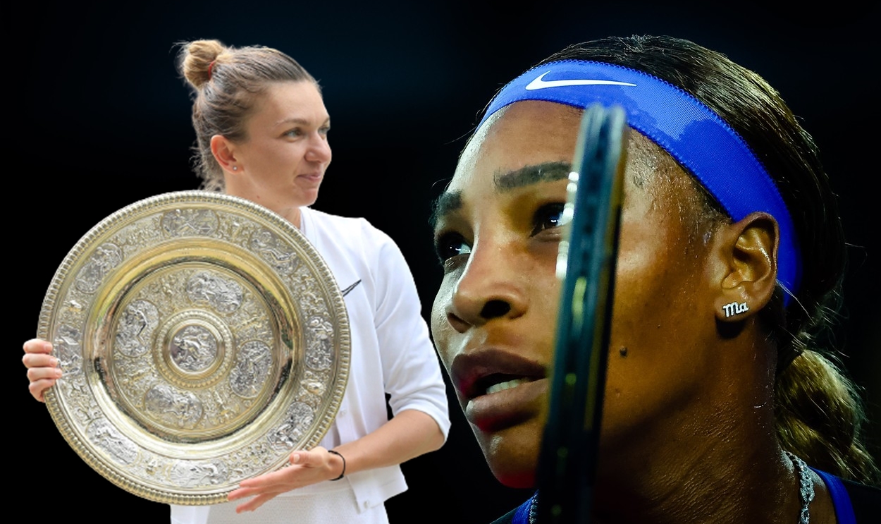 Serena Williams and Halep irony