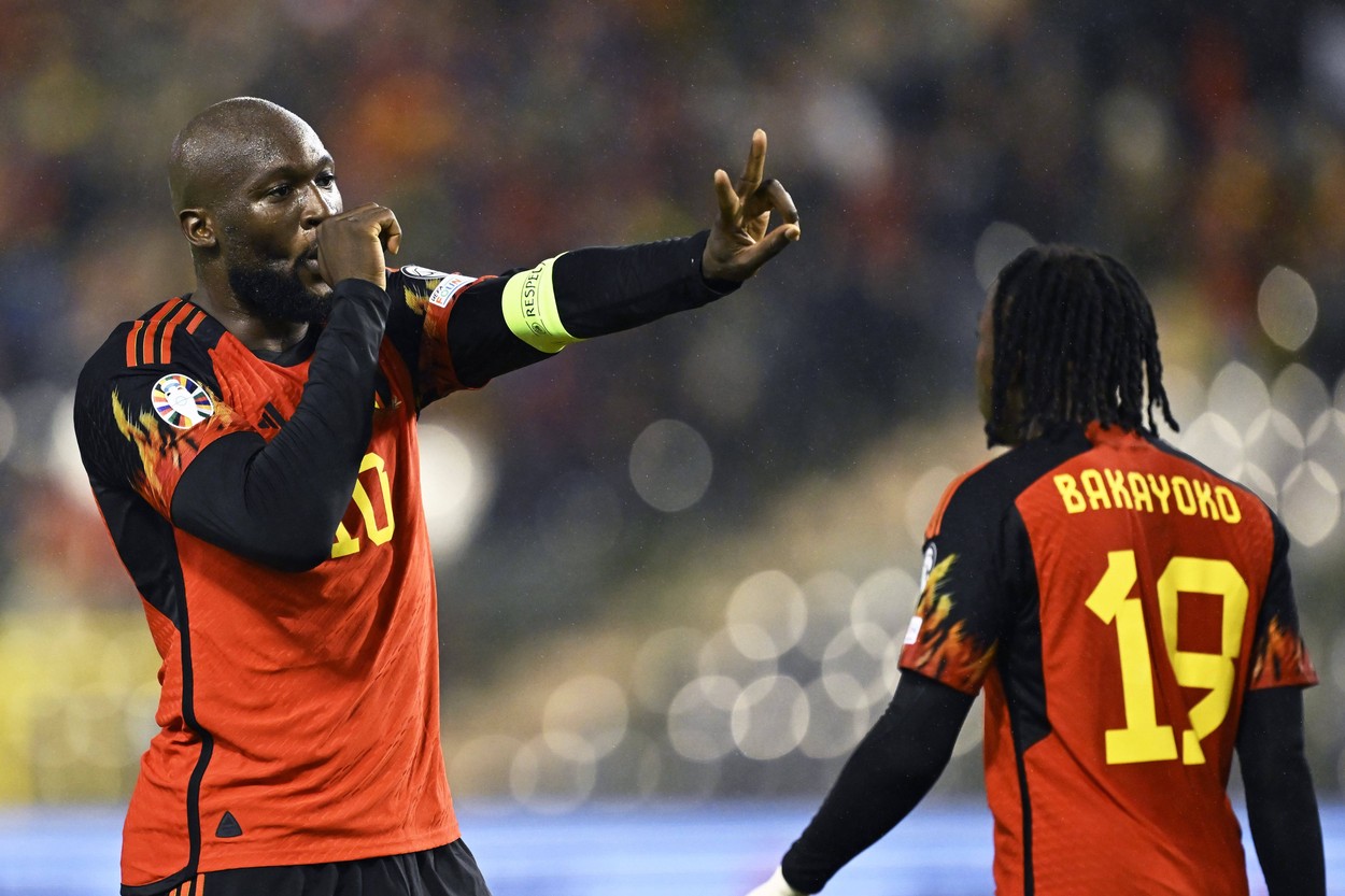 Rezultatele serii în preliminariile EURO 2024. Romelu Lukaku dă patru