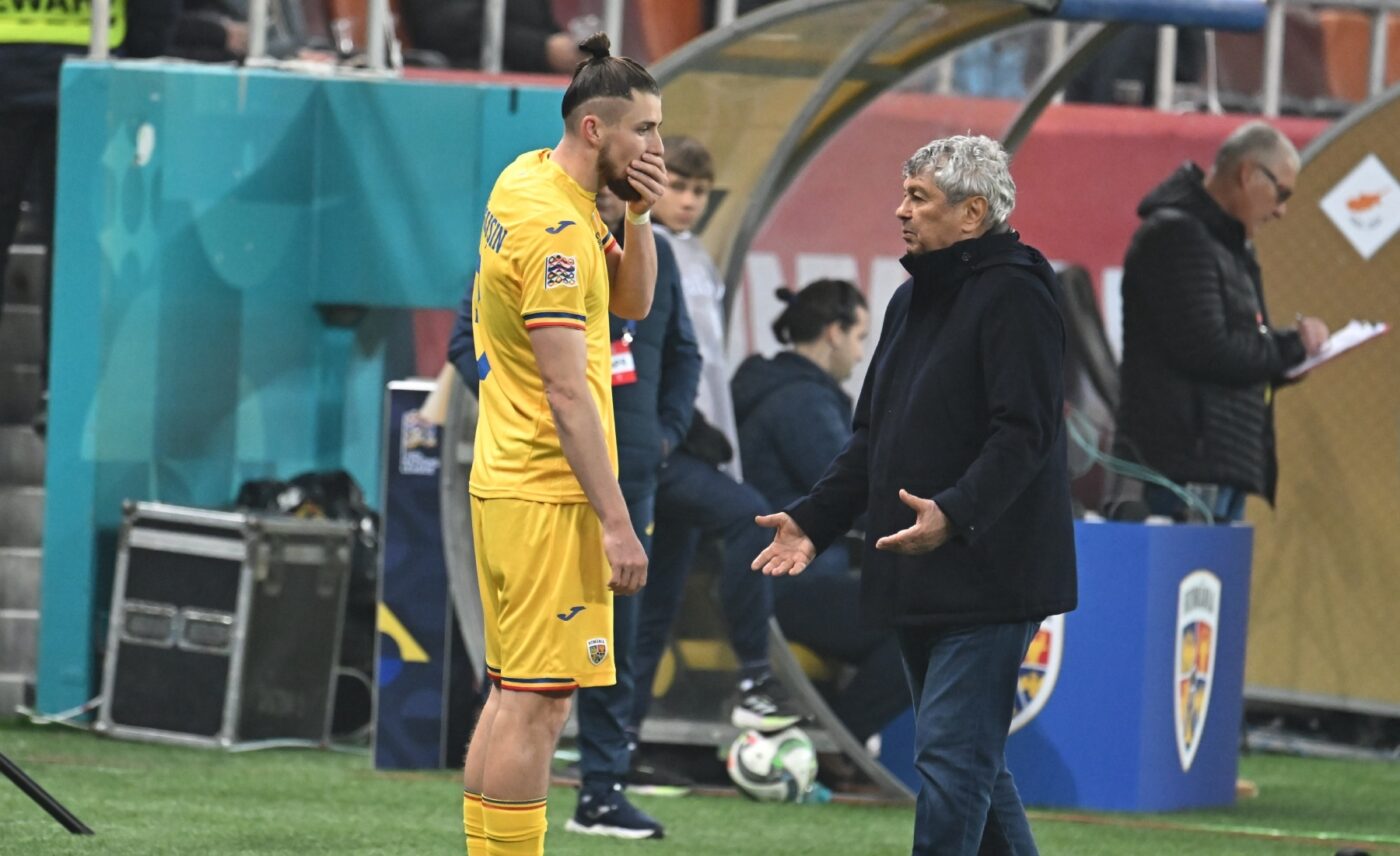 De ce a fost scos Radu Drăgușin de Mircea Lucescu de pe teren la meciul România – Cipru. Neînțelegerile dintre fotbalist și selecționer