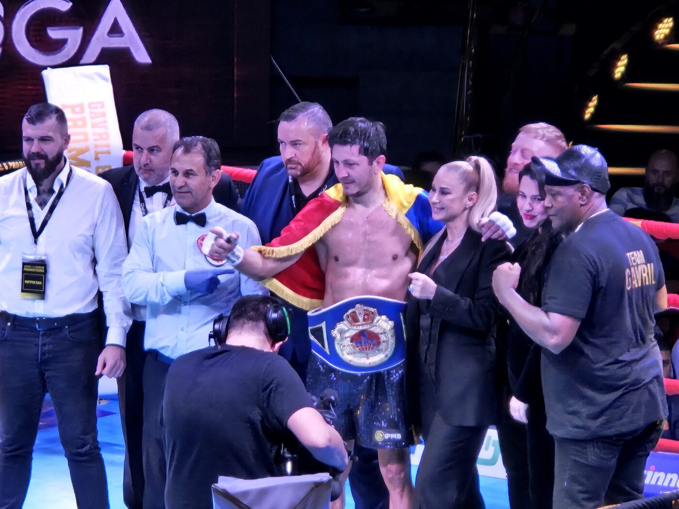 Ronald Gavril a câștigat centura WBF World după ce și-a făcut K.O. adversarul în runda 5!