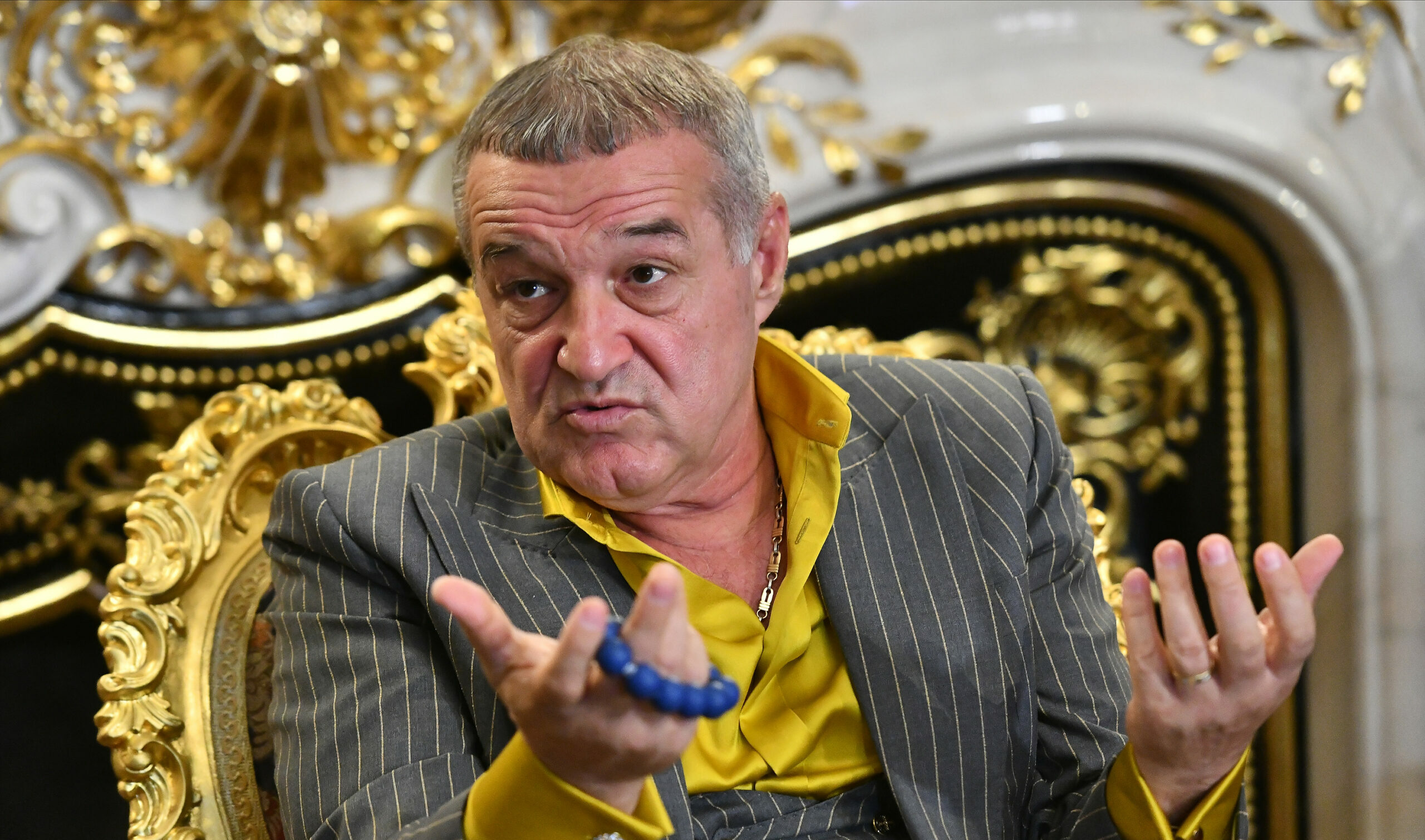 Gigi Becali a mai vrut să facă o schimbare la pauza meciului Qarabag